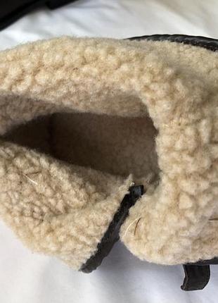 Шкіряні чоботи з вовною10 фото