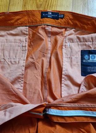 Брендовые фирменные легкие летние демисезонные хлопковые английские брюки marks &amp; spencer,новые,размер w38 l33.8 фото