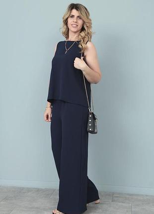 Летний костюм с брюками палаццо "stellar" | норма и батал | распродаж модели