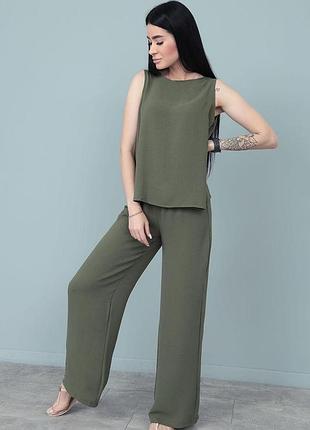 Летний костюм с брюками палаццо "stellar" | норма и батал | распродаж модели