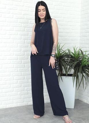 Летний костюм с брюками палаццо "stellar" | норма и батал | распродаж модели
