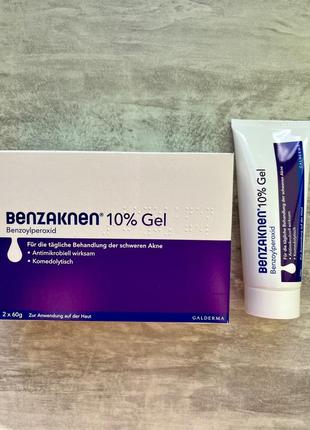 Benzaknen gel 10% galderma бензак німеччина ефективний гель від акне