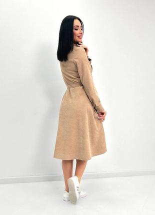 Вельветовое платье миди "ofelia" | норма и батал | распродаж модели