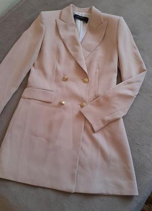 Платье пиджак s zara