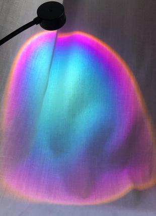 Usb лампа світлодіодна підсвітка нічник світильник блакитне рожеве світло1 фото