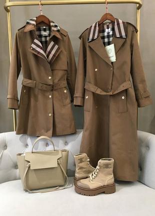 Тренч в стиле Scarf burberry