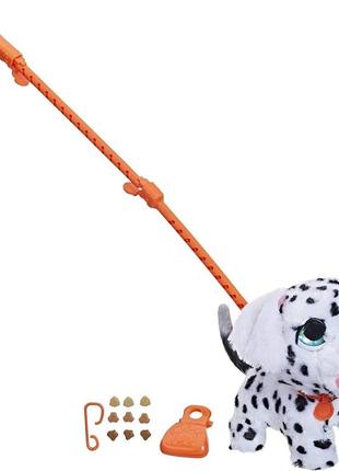 Интерактивный питомец щенок далматинец на поводке с кормом hasbro furreal friends poopalots big wags dalmatian2 фото