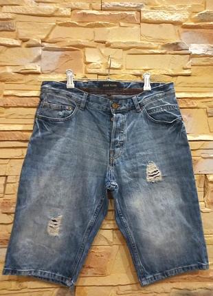 Чоловічі джинсові шорти2 фото