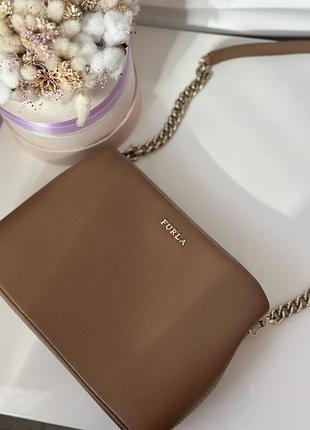 Сумка furla коричнева