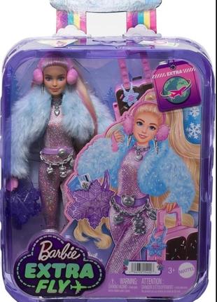 Кукла барби экстра путешествие зимний стиль barbie extra fly doll hpb16 оригинал5 фото