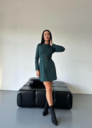 Сукня замшева