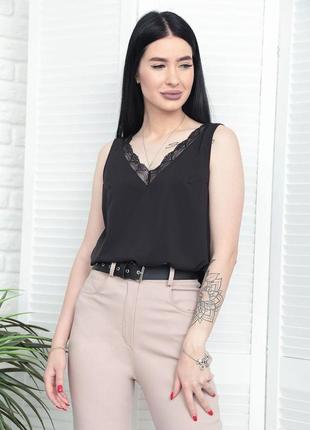 Літня блуза з глибоким декольте "gloria"  | норма і батал7 фото