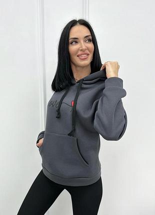 Жіночий худі з капюшоном "honey" турція  | норма і батал