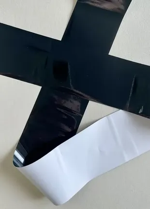 Фольга для нігтів чорна глянець 1 м