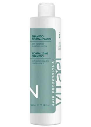 Vitael normalizing shampoo шампунь нормализующий для жирной кожи головы