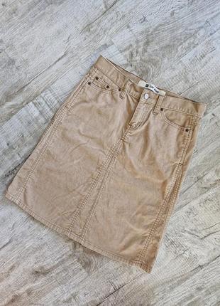 Велветовая юбка gap