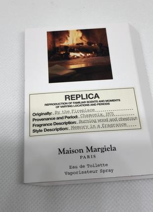 Оригінал пробник туалетної води maison margiela by the fireplace