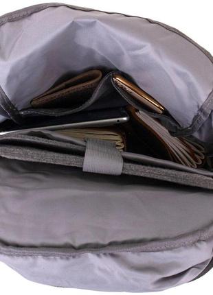 Рюкзак для ноутбука дорожній спортивний тканинний чорний 7206225 фото