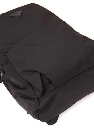 Рюкзак для ноутбука дорожный спортивный тканевый черный 7206229 фото