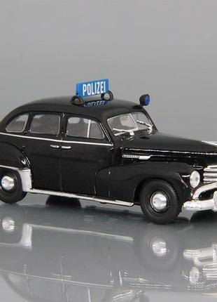 Полицейские машины мира №68, opel capitan 1951 полиция западной германии