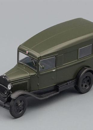 Автомобиль на службе №24, газ-55 военная санитарная служба (1938) коллекционная модель масштаб 1:43 deagostini