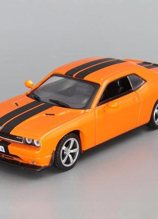 Суперкары №60, dodge challenger srt8 (2008) коллекционная модель в масштабе 1:43 от deagostini