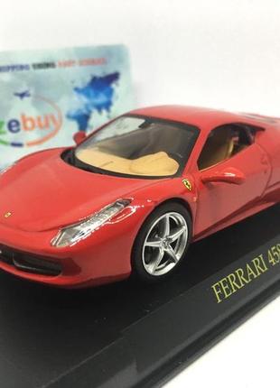 Коллекция феррари №3 ferrari 458 italia (2009) коллекционная модель в масштабе 1:43 от deagostini