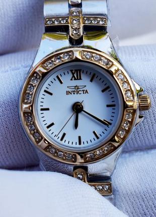 Invicta 0133 wildflower collection золотий жіночий кварцовий наручний годинник1 фото