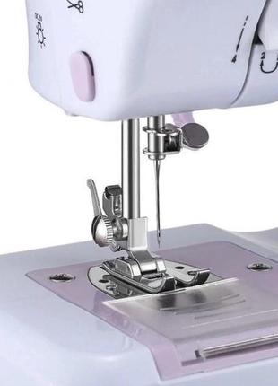Електрична швейна машинка sewing machine 505 (портативна, 12 програм) wlsm 505 біла2 фото