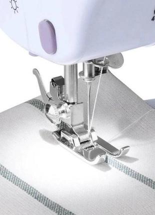 Електрична швейна машинка sewing machine 505 (портативна, 12 програм) wlsm 505 біла6 фото