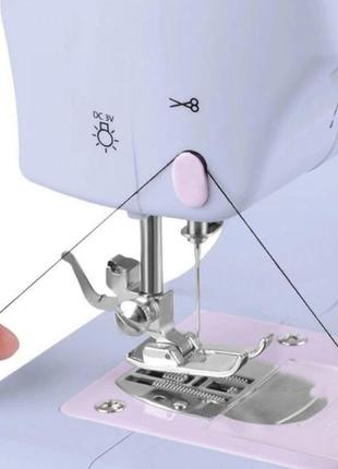 Електрична швейна машинка sewing machine 505 (портативна, 12 програм) wlsm 505 біла4 фото