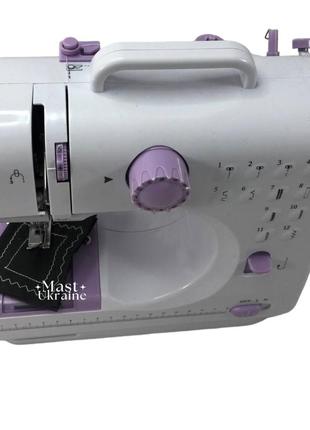 Електрична швейна машинка sewing machine 505 (портативна, 12 програм) wlsm 505 біла9 фото