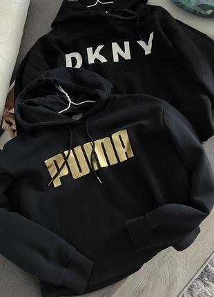 Худі із золотим лого puma 🖤