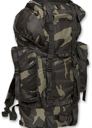 Рюкзак тактичний 65л kampfrucksack камуфляж чорний армейская сумка ранець для військових
