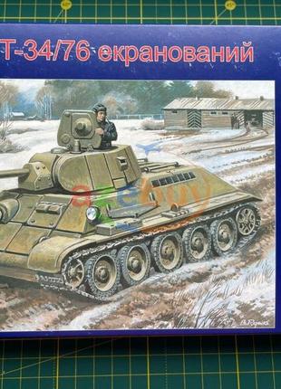 Unimodel 368 танк t34/76 модель в масштабі 1:72 пластиковий набір для складання