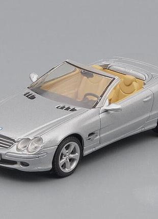 Суперкары №76, mercedes-benz sl600 cabrio (2004) коллекционная модель в масштабе 1:43 от deagostini