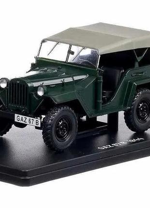 Samochody prl, gaz 67b (1944) коллекционная модель в масштабе 1:24 от hachette