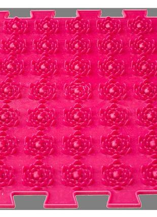 Акупунктурний масажний килимок лотос 4 елемента6 фото