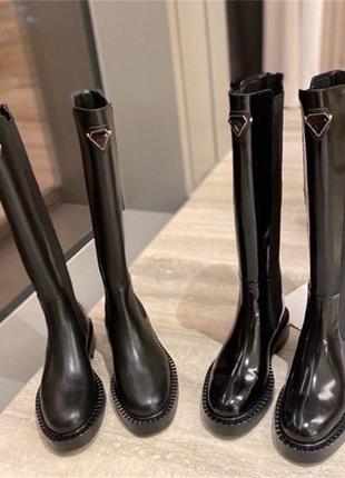 Сапоги в стиле prada