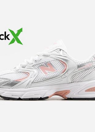 0851 new balance 530 white/pink