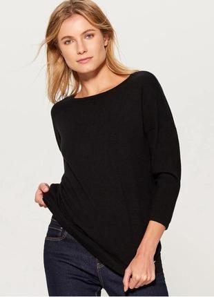 Кофта aсеметрическая с сетевым низом рукава тричетверти mohito collection xxs