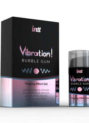 Жидкий вибратор intt vibration bubble gum (15 мл)