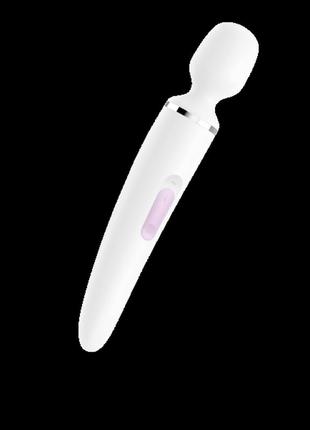 Вибромассажер интимных зон satisfyer wand-er women white