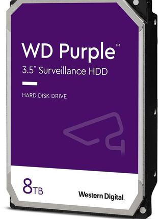 Жорсткий диск western digital 8tb purple surveillance (wd84purz)