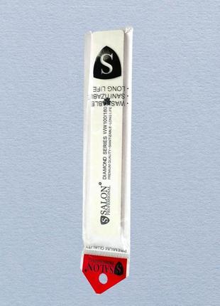 Пилочка для нігтів мінеральна 100/180 salon professional широка