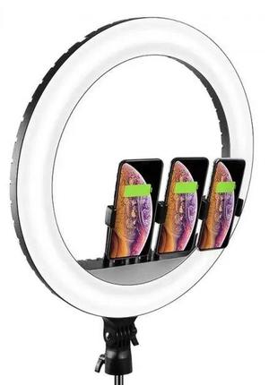 Уценка! кольцевая led лампа ring light 45 см с пультом (rl-18) (нет держателя под телефон,плохая упаковка 751)2 фото