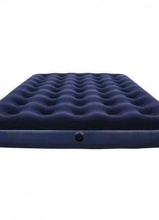 Матрас надувной одноместный avenli flocked air bed twin 191х99х22 см синий2 фото