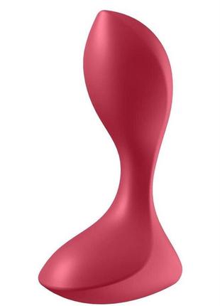 Анатомическая анальная пробка с вибрацией satisfyer backdoor lover red