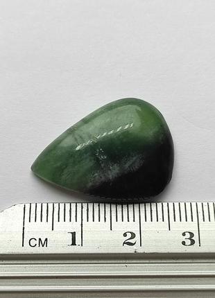 Зеленый камень нефрит кабошон для создания украшений натуральный8 фото