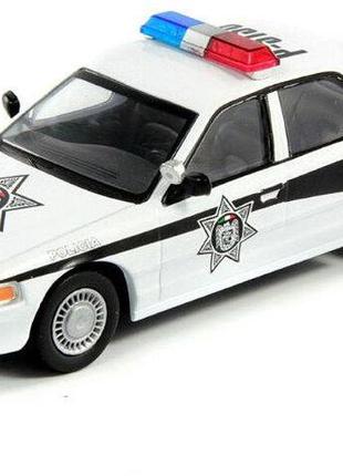 Поліцейські машини світу №35, ford crown victoria поліція мексики (1992) колекційна модель у масштабі 1:43